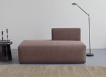 Chaiselongue "LYZA Open end, Loungemöbel zum Relaxen, Maße B/T/H: 152/96/74 cm", braun, B:152cm H:74cm T:96cm, 100% Polyester, LEGER HOME BY LENA GERCKE, Sofas, Chaiselongue, als Modul oder separat verwendbar, für individuelle Zusammenstellung