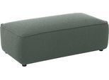 Hocker W.SCHILLIG "around-the-block", grün (mint o10), B:120cm H:39cm T:60cm, ROHLEDER Jacquard-Flachgewebe Q2 O10 (60% Polyacryl, 40% Polyester), Hocker, Hocker, mit eleganter Biese