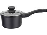 Kasserolle GSW "SilcoGuss noir", schwarz, H:9,5cm Ø:16cm, Töpfe, Kasserolle, Induktion