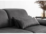 Sofakissen SIT & MORE "Cabana", grau, B:65cm H:25cm T:10cm, 100% Polyester, Polsterauflagen, Sofakissen, wahlweise 2er- oder 3er-Nierenkissen-Set