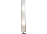 SALESFEVER Stehlampe "Emilie", weiß (weiß, chromfarben), 2, H: 120cm, 1 Stk., Leuchten, Plissee Lampenschirm, Stehlampe