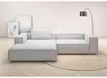 Ecksofa HOME AFFAIRE "Watertown, modernes XXL L-Form, 306 cm breit", grau (light, grau), B:306cm H:68cm T:191cm, 94% Polyester, 6% Nylon, Sofas, Ecksofa, Großzügiges Lounge-Sofa mit viel Platz für die Familie