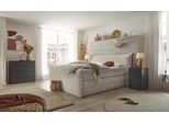 Boxspringbett "Florida", beige (cremeweiß), L:228cm, SET ONE BY MUSTERRING, Komplettbetten, Boxspringbett, in modernem Cord-Bezug, mit Bettkasten, in 3 Größen erhältlich