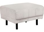 Polsterhocker HOME AFFAIRE "AGNIA B/T/H: 70/64/43 cm", beige (creme), B:70cm H:43cm T:64cm, 100% Polyester, Hocker, Polsterhocker, passend zur Serie, auch in Cord und Bouclé