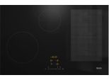 MIELE Induktions-Kochfeld "KM 7474 FL 125 Edition", schwarz, B:80cm H:5,1cm T:52cm, Kochfelder, Mit 4 Kochzonen inkl. 1 leistungsstarken PowerFlex-Kochbereich, Induktions-Kochfeld