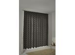 Vorhang ADAM "Feathers" Gr. 4, schwarz (natur, schwarz), B:145cm H:245cm, Jacquard, Baumwolle (Bio-Baumwolle), Gardinen, Vorhang, aus 100% Bio-Baumwolle