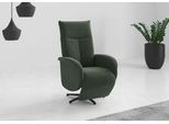 TV-Sessel SIT & MORE "Glendale", grün (jungle), B:75cm H:112cm T:82cm, 90% Polyester, 10% Polyamid, Sessel, TV-Sessel, wahlweise mit Aufstehhilfe, 2 Motoren und Akku