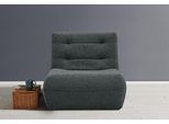 Schlafsofa ELL + ELL "Vanja", grau (anthrazit), B:90cm H:85cm T:100cm, Sofas, Schlafsofa