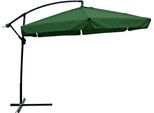 Ampelschirm GARDEN PLEASURE, grün, Bezug: 100% Polyester, Standschirme, Ampelschirm, Ø 300 cm, grün