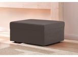 Hocker HOME AFFAIRE "Pur", braun, B:74cm H:41cm T:74cm, 100% Polyester Melrose;Luxus-Microfaser Nubuk (100% Polyester);Struktur (100% Polyester), Hocker, Hocker, passend zur Serie "Pur"