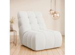 Sessel HOME AFFAIRE "AURELIAN, Love Seat XXL, Lese-Sessel, Big-Sessel", beige (creme), B:88,5cm H:95,5cm T:130cm, 100% Polyester, Sessel, Sessel, mit Wellenunterfederung, Velours, Struktur fein, Struktur grob