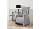 TV-Sessel SIT & MORE "Melissa", grau, B:71cm, 100% Polyester, Sessel, TV-Sessel, wahlweise elektrisch oder manuell verstellbar, optional Aufstehhilfe