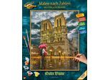 Malen nach Zahlen SCHIPPER "Meisterklasse Premium - Notre Dame", bunt, Malvorlagen, KinderB:40cm H:50cm, Malen nach Zahlen, Made in Germany, B:40cm H:50cm