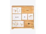 Kommode HEINE HOME, beige (natur, weiß), B:85cm H:85cm T:36cm, MDF, Sideboards, Kommode