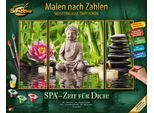 Malen nach Zahlen SCHIPPER "Meisterklasse Triptychon - SPA - Zeit für Dich", bunt, Malvorlagen, KinderB:20cm H:50cm, Malen nach Zahlen, Made in Germany, B:20cm H:50cm