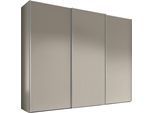 Schwebetürenschrank STAUD "Sinfonie Plus, edles Design in hochwertiger Qualität, Made in Germany", beige (sand), B:280cm H:222cm T:68cm, Holzwerkstoff, Schränke, Schwebetürenschrank, Mit vier verschiedenen Ausstattungsvarianten