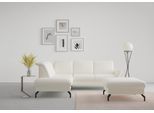 Ecksofa SIT & MORE "Fashion L-Form", beige (creme), B:250cm H:84cm T:207cm, Sofas, Ecksofa, wahlweise mit Kopfteilverstellung und Vorziehsitz, motorisch