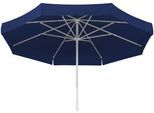 Marktschirm SCHNEIDER SCHIRME "Jumbo", blau (dunkelblau), Obermaterial: 100% Polyester, Standschirme, Marktschirm, ØxH: 400x295 cm, Aluminium/Polyester
