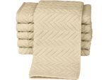 Gästehandtücher ROSS "Sensual 9001", beige (natur, sand), B:30cm L:50cm, Frottier, Obermaterial: 100% Baumwolle, Handtücher, Gästehandtücher, 100% Baumwolle