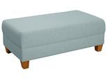 Hocker HOME AFFAIRE "Belfort", blau (aqua), B:128cm H:46cm T:71cm, Luxus-Microfaser Vintageoptik(100% Polyester);Struktur fein ( 100% Polyester);Luxus-Microfaser ALTARA NUBUCK (100% Polyester), Hocker, Hocker