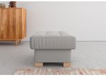 Hocker SIT & MORE "Quincy", silber, B:60cm H:41cm T:60cm, Hocker, Hocker