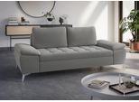 2,5-Sitzer SIT & MORE "Latigo", grau, B:211cm T:90cm, Sofas, 2 5-Sitzer, mit hochwertigen Metallfüßen