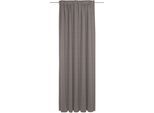 Vorhang ADAM "Urban Cactus" Gr. 4, braun (dunkelbraun), B:142cm H:245cm, Jacquard, Baumwolle, Gardinen, Vorhang, aus 100% Bio-Baumwolle