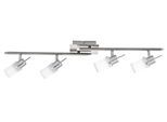 JUST LIGHT Deckenleuchte "MAX LED", silber (silberfarben), 4, 1 Stk., Leuchten, wechselbares LED Leuchtmittel, Deckenleuchte