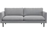 3,5-Sitzer FLEXLUX "Bolzano, Megasofa, aktuelles Design", grau (sophisto grau), B:207cm H:61cm T:90cm, 100% Polyester, Sofas, 3 5-Sitzer, sehr bequem durch Kaltschaum, im Sitz, lose Sitz -& Rückenkissen