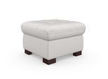 Hocker SIT & MORE "Luxor", silber, B:60cm H:41cm T:60cm, Luxus-Microfaser ALTARA NUBUCK (100% Polyester);Soft clean (98% Polyester, 2% Polyamid);Struktur fein (100% Polyester), Hocker, Hocker, auch erhältlich in dem besonders leicht mit Wasser zu reinigen