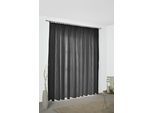 Vorhang WIRTH "RICCIA" Gr. 2, bunt (grau, silberfarben), B:132cm H:180cm, Jacquard, Obermaterial: 75% Polyester, 25% Baumwolle, Gardinen, Vorhang