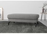 Hockerbank SIT & MORE "Cinturo", grau, B:131cm H:48cm T:67cm, Hocker, Hockerbank, mit Federkern, Sitzhöhe 48 cm
