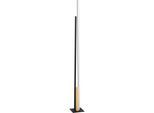 EGLO Stehlampe "PANAGRIA", braun (schwarz, braun), H: 146cm, 1 Stk., Leuchten, Stehleuchte in schwarz und braun aus Alu, Stahl, Holz, Stehlampe