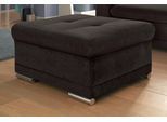 Polsterhocker SIT & MORE "Andiamo", schwarz, B:100cm H:43cm T:67cm, Struktur ( 100% Polyester);Kunstleder SOFTLUX;Luxus-Microfaser ALTARA NUBUCK (100% Polyester), Hocker, Polsterhocker