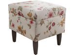Hocker HOME AFFAIRE "Asino", bunt (blume), B:48cm H:40cm T:48cm, Hocker, Hocker
