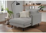 Loveseat HOME AFFAIRE "Lazio", grau (grau, blau), B:111cm H:101cm T:167cm, 90% Polyester, 5% Nylon, 5% Rayon, Sessel, Loveseat, moderner Sessel mit einer bequemen Polsterung, 2 Stk. Zierkissen