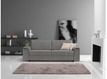 Schlafsofa EGOITALIANO "Cecilia, modern & elegant, erstklassiger Sitzkomfort, Dauerschläfer", grau (steingrau), B:234cm H:85cm T:102cm, Luxus-Micofaser Lederoptik (100% Polyester) ist ein neues technisches Gewebe mit einem visuellen und taktilen Aspekt, der dem Nubuk sehr nahe kommt, mit innovativen Eigenschaften. Seine außerordentliche Weichheit kommt von einem exklusiven Produktionsprozess, der