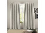Verdunkelungsvorhang "Marusha" Gr. 3, beige (taupe), B:135cm H:225cm, Polyester, Polyester, LEGER HOME BY LENA GERCKE, Gardinen, Verdunkelungsvorhang, Verdunkelnder Vorhang, blickdicht, Leinenoptik, robuste Haptik, Thermo