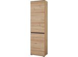 Garderobenschrank GERMANIA "Lissabon", braun (edelbuche, nachbildung), B:54cm H:200cm T:40cm, Schränke, Garderobenschrank