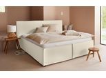 Polsterbett "Isaline", beige, B:213cm L:213cm, 100% Polyester, LEGER HOME BY LENA GERCKE, Betten, Polsterbett, wahlweise ohne Matratze oder mit 3 Matratzenarten, Kopfteilhöhe 107 cm