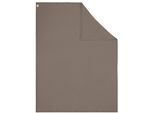 Wohndecke ESKIMO Gr. 1, grau (taupe), B:150cm L:200cm, 100% Wolle, Wohndecken, Wohndecke