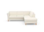 Ecksofa SIT & MORE "Visby L-Form", beige (linen), B:248cm H:87cm T:213cm, Sofas, Ecksofa, Wahlweise mit Bettfunktion und Stauraum, frei im Raum stellbar