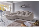 Ecksofa HOME AFFAIRE "Imola, bequem, aktuelle Steppung im Sitz, L-Form, Breite 270cm", braun (hellbraun), B:270cm H:90cm T:170cm, Microfaser PRIMABELLE (100% Polyester) / Struktur (82% Polyester, 9% Viscose, 7% Baumwolle, 2% Nylon);Kunstleder SOFTLUX / Struktur (82% Polyester, 9% Viscose, 7% Baumwolle, 2% Nylon);Cord (93% Polyester, 7% Polyamid), Sofas, Ecksofa, wahlweise mit Bettfunktion
