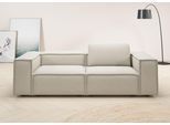 2-Sitzer HOME AFFAIRE "Watertown, modernes Sofa 246 cm breit, auch in Feincord", beige (nature), B:246cm H:68cm T:98cm, 96% Polyester, 4% Nylon, Sofas, 2-Sitzer, stilvolles Sofa für 2 Personen mit extra breiter Sitzfläche