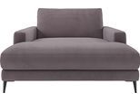 Chaiselongue HOME AFFAIRE "Downtown Loungemöbel zum Relaxen, B/T/H: 132/170/84 cm", rosa (altrosa), B:132cm H:84cm T:170cm, 95% Polyester, 5% Nylon, Sofas, Chaiselongue, auch in Bouclé, Cord und Easy care - leicht mir Wasser zu reinigen