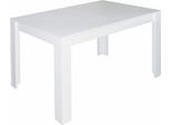 Esstisch MÄUSBACHER "TOPSELLER", weiß (weiß matt), B:120cm H:75cm T:80cm, Tische, Esstisch, in verschiedenen Ausführungen, für kleine Räume geeignet