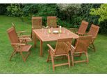 Garten-Essgruppe MERXX "Commodoro", beige (natur), Sitzmöbel-Sets, Garten-Essgruppe