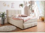 Boxbett OTTO HOME "Hartley inkl. Bettkasten und Topper, auch in Überlänge erhältlich", beige, B:132cm L:210cm, Komplettbetten, Boxbett, wahlweise mit Bonnell- oder TTFK-Matratze in H2, H3 o. H4 erhältlich