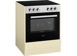 Herdumbauschrank WIHO KÜCHEN "Unna", beige (front und korpus: magnolia), B:60cm H:82cm T:57cm, Schränke, Herdumbauschrank, 60 cm breit, ohne Arbeitsplatte