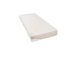 Spannbettlaken OTTO HOME "Strawberry in Gr. 90x200, 140x200 oder 180x200 cm", beige (creme), B:180cm L:200cm, Jersey, Obermaterial: 50% Baumwolle, 50% Polyester, Bettlaken, Spannbettlaken, für Matratzen bis 18cm Höhe, Spannbetttuch, Baumwollmischung